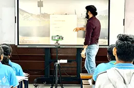 Interactive digital classrooms at True Teachers' NEET and IIT JEE coaching institute Nashik