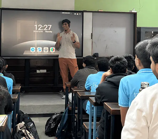 Engaged audience at motivational talk, attentive participants, leadership workshop, inspiring session, felicitation ceremony