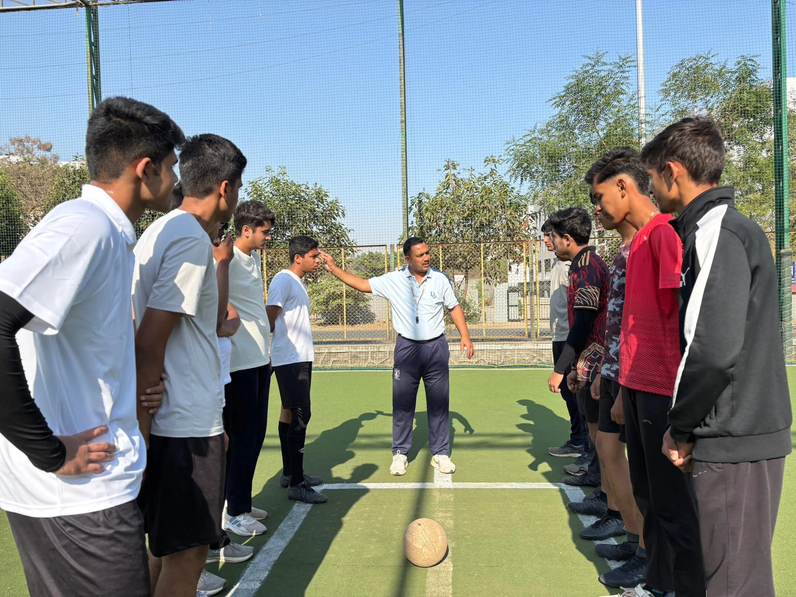Cricket match moments from True Teachers Premier League