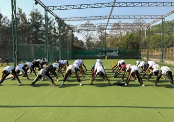 Students showing enthusiasm and energy during True Teachers Premier League sports event